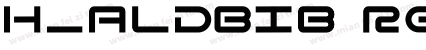 h_aldbib Regular字体转换